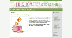 Desktop Screenshot of pinktoasterwebdesign.com